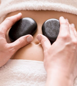 Hot stone massage